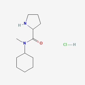 N-Cyclohexyl-N-methyl-2-pyrrolidinecarboxamide hydrochloride