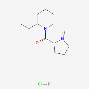 (2-Ethyl-1-piperidinyl)(2-pyrrolidinyl)methanone hydrochloride