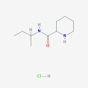 molecular formula C10H21ClN2O B1398308 N-(sec-Butyl)-2-piperidinecarboxamide hydrochloride CAS No. 1246172-79-1