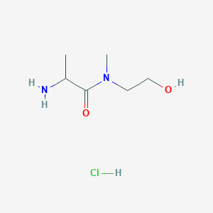 2-Amino-N-(2-hydroxyethyl)-N-methylpropanamide hydrochloride