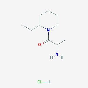 2-Amino-1-(2-ethyl-1-piperidinyl)-1-propanone hydrochloride