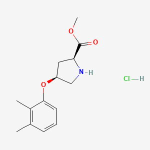 Methyl (2S,4S)-4-(2,3-dimethylphenoxy)-2-pyrrolidinecarboxylate hydrochloride
