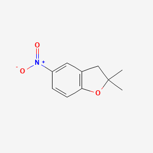 molecular formula C10H11NO3 B13983188 2,3-Dihydro-2,2-dimethyl-5-nitrobenzofuran CAS No. 64061-58-1