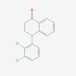 B139832 4-(2,3-Dichlorophenyl)-3,4-dihydronaphthalen-1(2H)-one CAS No. 152448-80-1
