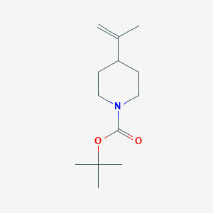 molecular formula C13H23NO2 B13983218 Tert-butyl 4-isopropenylpiperidine-1-carboxylate 
