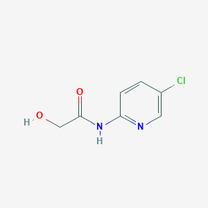 molecular formula C7H7ClN2O2 B13983226 N-(5-Chloropyridin-2-YL)-2-hydroxyacetamide 