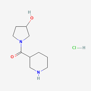 (3-Hydroxy-1-pyrrolidinyl)(3-piperidinyl)-methanone hydrochloride