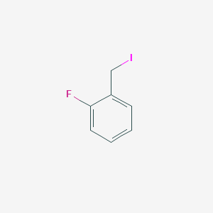 molecular formula C7H6FI B13983249 1-Fluoro-2-(iodomethyl)benzene 