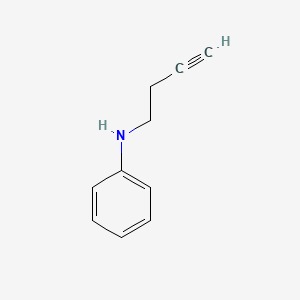 molecular formula C10H11N B13983283 N-(But-3-yn-1-yl)aniline 