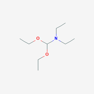 molecular formula C9H21NO2 B13983326 N-(Diethoxymethyl)-N-ethylethanamine CAS No. 22630-13-3