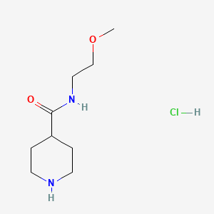 N-(2-Methoxyethyl)-4-piperidinecarboxamide hydrochloride
