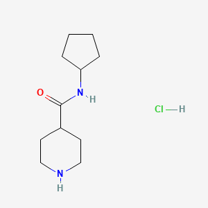 N-cyclopentylpiperidine-4-carboxamide hydrochloride