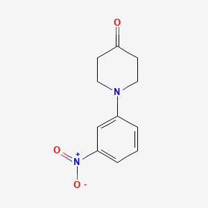 molecular formula C11H12N2O3 B13983399 1-(3-Nitrophenyl)piperidin-4-one 