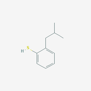 molecular formula C10H14S B13983405 Benzenethiol, 2-(2-methylpropyl)- 