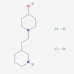 1-[2-(3-Piperidinyl)ethyl]-4-piperidinol dihydrochloride