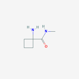 molecular formula C6H12N2O B13983485 1-Amino-N-methylcyclobutanecarboxamide 