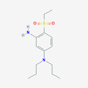 molecular formula C14H24N2O2S B1398360 4-(乙基磺酰基)-N1,N1-二丙基-1,3-苯二胺 CAS No. 1219957-21-7