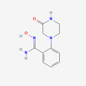 N'-Hydroxy-2-(3-oxopiperazin-1-yl)benzimidamide