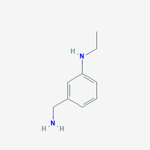 molecular formula C9H14N2 B13983695 3-(Aminomethyl)-N-ethylaniline CAS No. 918810-71-6
