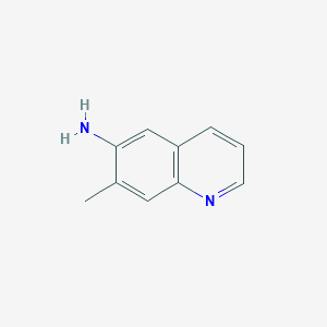 molecular formula C10H10N2 B13983832 7-Methylquinolin-6-amine 