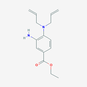 molecular formula C15H20N2O2 B1398387 Ethyl 3-amino-4-(diallylamino)benzoate CAS No. 1219967-29-9