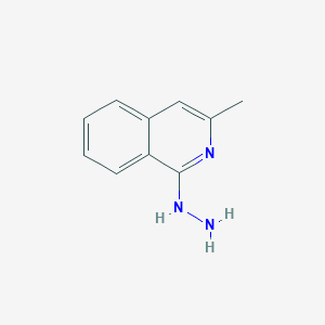 molecular formula C10H11N3 B13983872 Isoquinoline, 1-hydrazinyl-3-methyl- CAS No. 27187-07-1