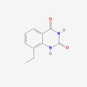 molecular formula C10H10N2O2 B13983968 8-Ethylquinazoline-2,4-diol 