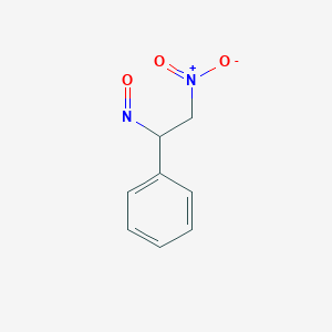 molecular formula C8H8N2O3 B13983969 (2-Nitro-1-nitrosoethyl)benzene CAS No. 3532-83-0