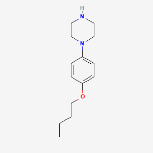 molecular formula C14H22N2O B13983977 1-(4-Butoxyphenyl)piperazine 