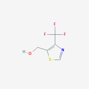 molecular formula C5H4F3NOS B13983978 (4-(Trifluoromethyl)thiazol-5-yl)methanol 