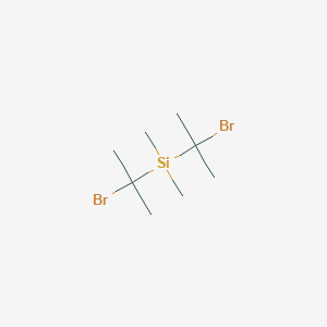 molecular formula C8H18Br2Si B013984 Bis(2-bromopropan-2-yl)-dimethylsilane CAS No. 55644-08-1
