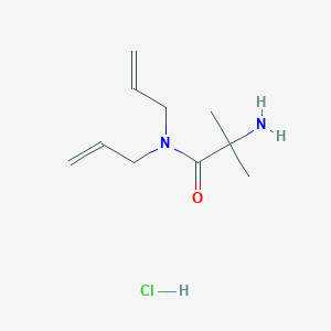 molecular formula C10H19ClN2O B1398400 N,N-Diallyl-2-amino-2-methylpropanamide hydrochloride CAS No. 1220031-39-9