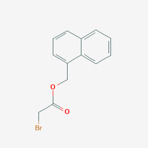 molecular formula C13H11BrO2 B13984002 Acetic acid, bromo-, 1-naphthalenylmethyl ester CAS No. 59956-74-0
