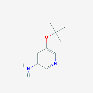molecular formula C9H14N2O B13984006 5-(Tert-butoxy)pyridin-3-amine 