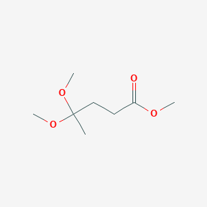 molecular formula C8H16O4 B13984104 Methyl 4,4-dimethoxypentanoate CAS No. 52128-61-7