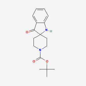 molecular formula C17H22N2O3 B13984141 tert-Butyl 3-oxospiro[indoline-2,4'-piperidine]-1'-carboxylate 