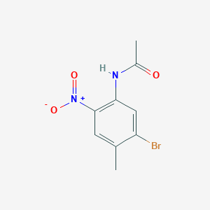 molecular formula C9H9BrN2O3 B13984171 N-(5-bromo-4-methyl-2-nitrophenyl)acetamide 