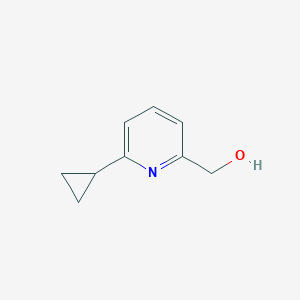 molecular formula C9H11NO B13984172 (6-Cyclopropylpyridin-2-yl)methanol 