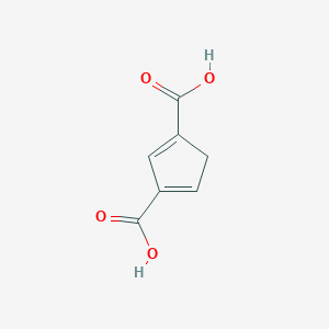 molecular formula C7H6O4 B139843 Cyclopenta-1,3-diene-1,3-dicarboxylic acid CAS No. 130708-70-2