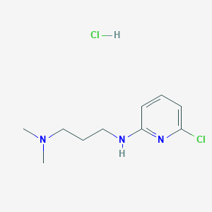 molecular formula C10H17Cl2N3 B1398432 N1-(6-Chloro-2-pyridinyl)-N3,N3-dimethyl-1,3-propanediamine hydrochloride CAS No. 1220017-62-8