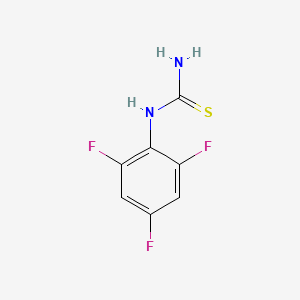 molecular formula C7H5F3N2S B1398437 1-(2,4,6-Trifluorophenyl)-2-thiourea CAS No. 208173-23-3