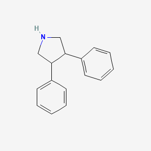 molecular formula C16H17N B13984425 3,4-Diphenylpyrrolidine 