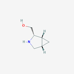 molecular formula C6H11NO B1398443 (1R,2S,5S)-Rel-3-azabicyclo[3.1.0]hexane-2-methanol CAS No. 1092506-35-8