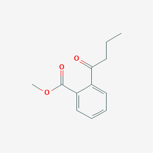 molecular formula C12H14O3 B13984432 Methyl 2-butyrylbenzoate 