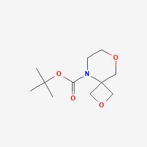 molecular formula C11H19NO4 B1398445 5-Boc-2,8-dioxa-5-azaspiro[3.5]nonane CAS No. 1374658-90-8
