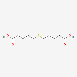 molecular formula C10H18O4S B13984483 Pentanoic acid, 5,5'-thiobis- CAS No. 10341-17-0