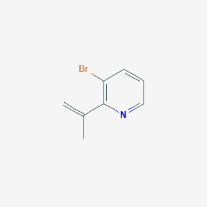 molecular formula C8H8BrN B13984520 3-Bromo-2-(prop-1-EN-2-YL)pyridine 