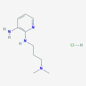 molecular formula C10H19ClN4 B1398453 N2-[3-(Dimethylamino)propyl]-2,3-pyridinediamine hydrochloride CAS No. 1220029-13-9
