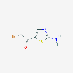 molecular formula C5H5BrN2OS B13984536 1-(2-Amino-thiazol-5-yl)-2-bromo-ethanone 