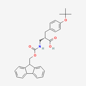 molecular formula C29H31NO5 B13984541 Fmoc-(s)-3-amino-2-(4-(tert-butoxy)benzyl)propanoic acid 